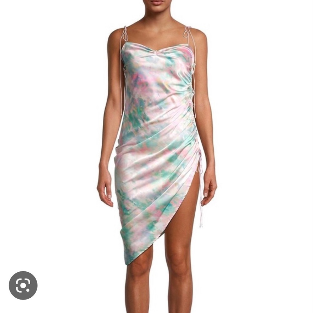 NWT For Love & Lemons Call Me tie dye cinch dress - medium (NEW!!)